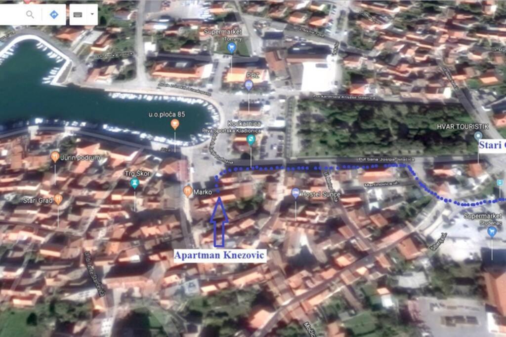 Apartman Knezovic Stari Grad  Exterior foto